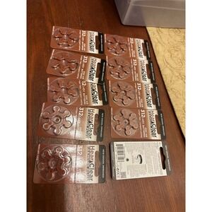 HearClear Premium Plus Size 312 Zinc Air Hearing Aid Batteries 10 Packs 60 Total